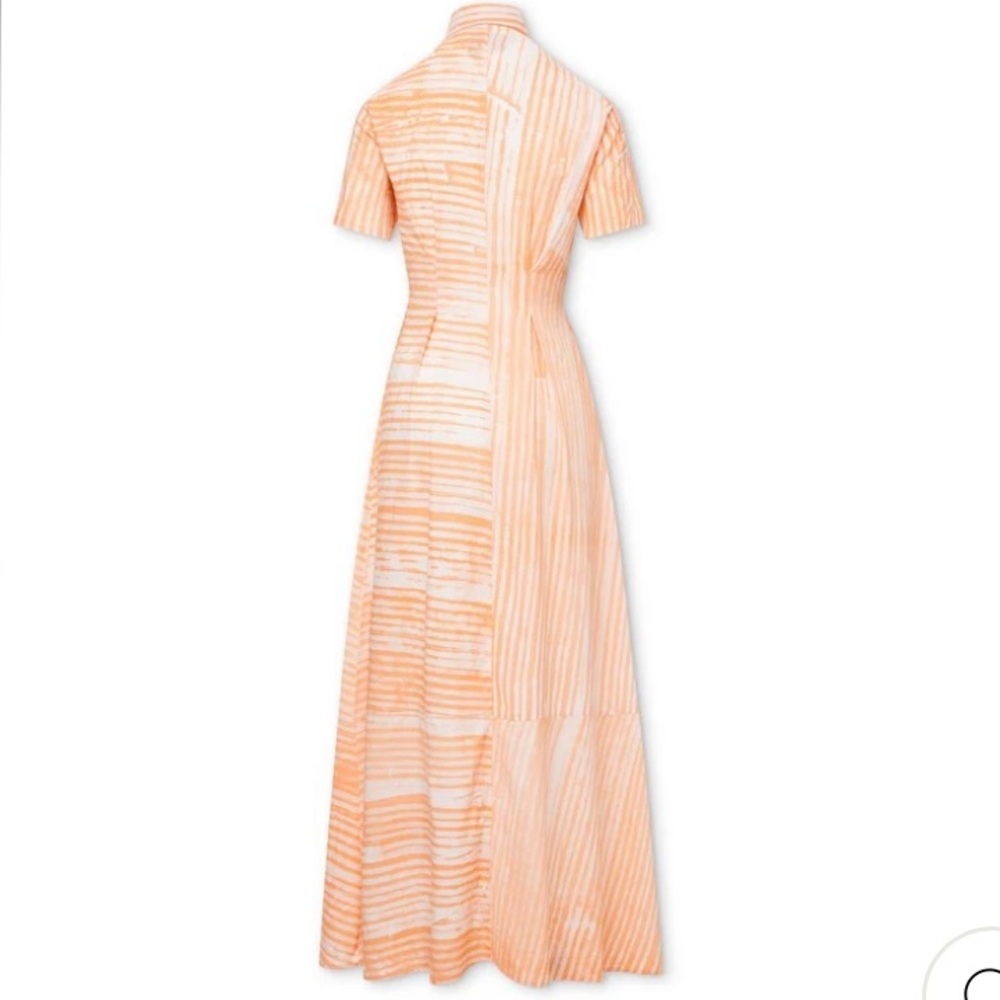 Orange Flutter Sleeve Maxi Sundress - Picture 2 of 9